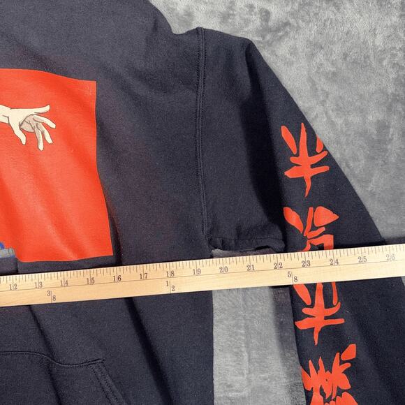 My Hero Academia Funimation Anime Hoodie Men Size M Black Pullover Graphic Print - Picture 5 of 5